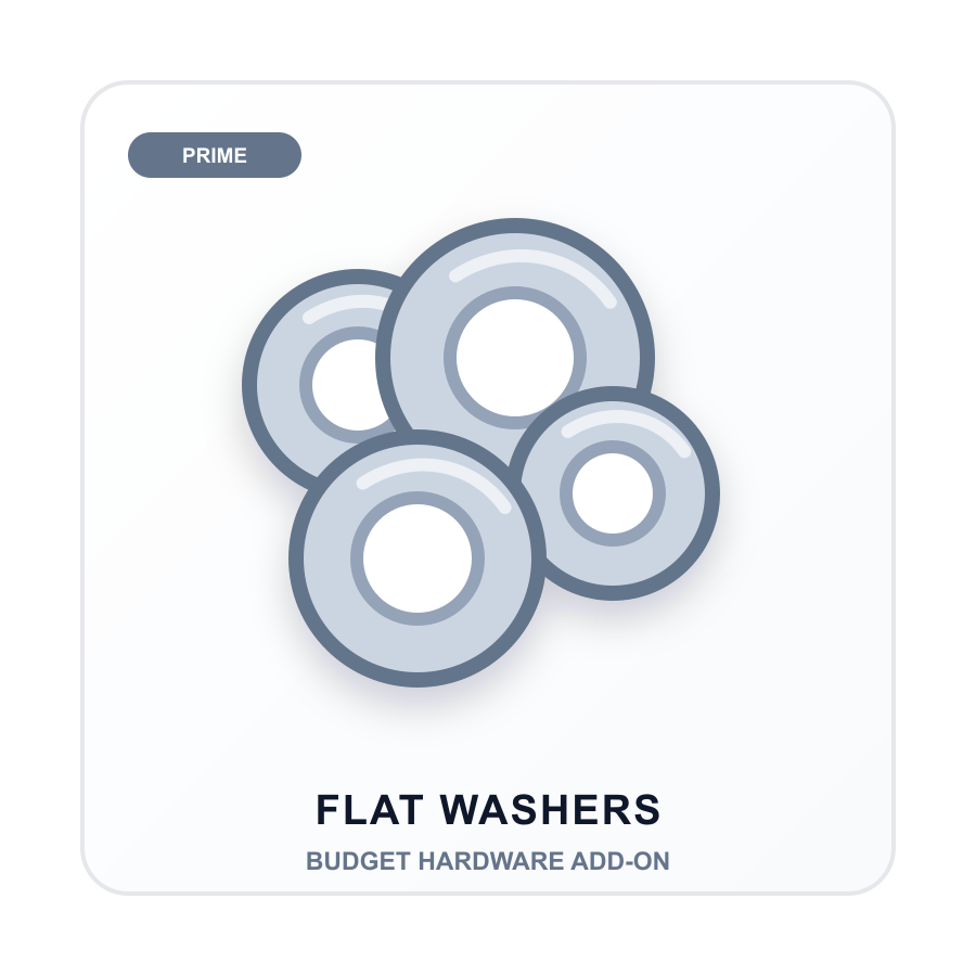 Flat Washer Assorted (10-pack)