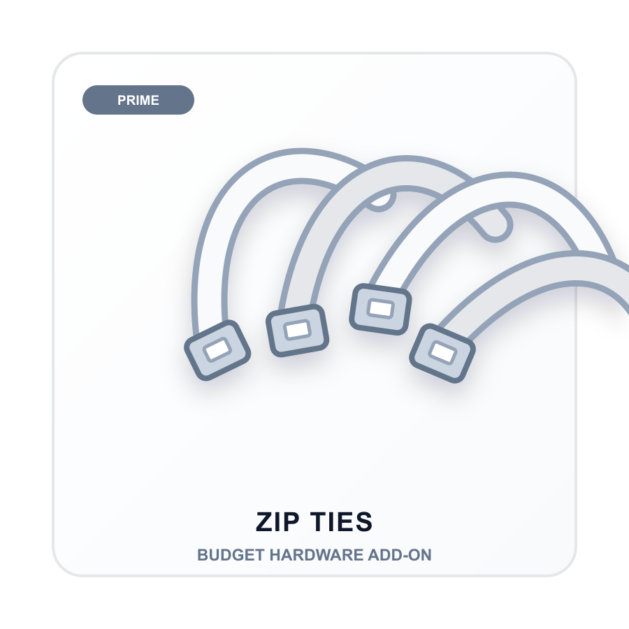 Nylon Zip Ties 4-inch (20-pack)