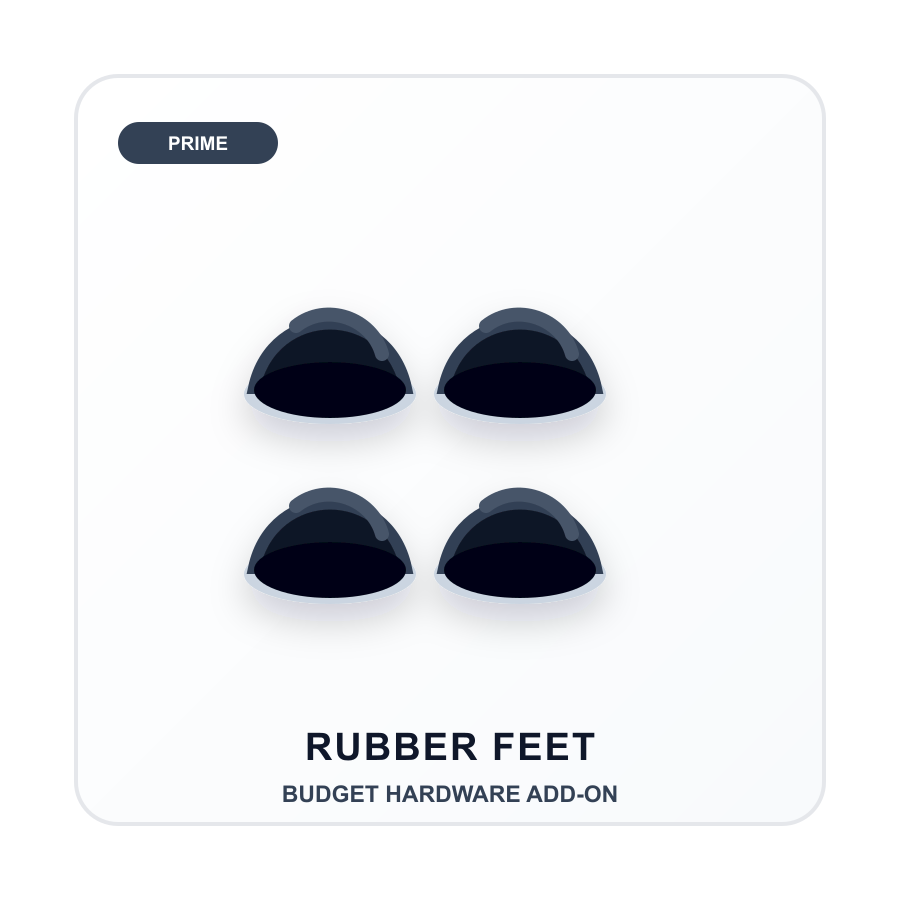 Rubber Feet 4-pack